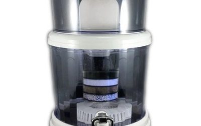 Fluoride reduction water filter fountain